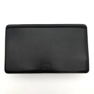 Dunhill Black Leather Clutch Wristlet